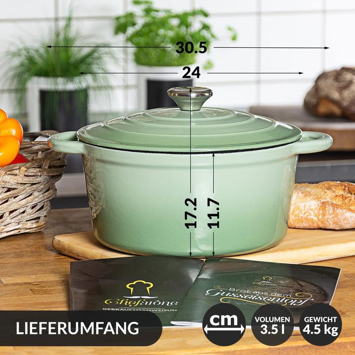 Actual product image Chefarone Cast iron pot, 24 cm - 3,5 L