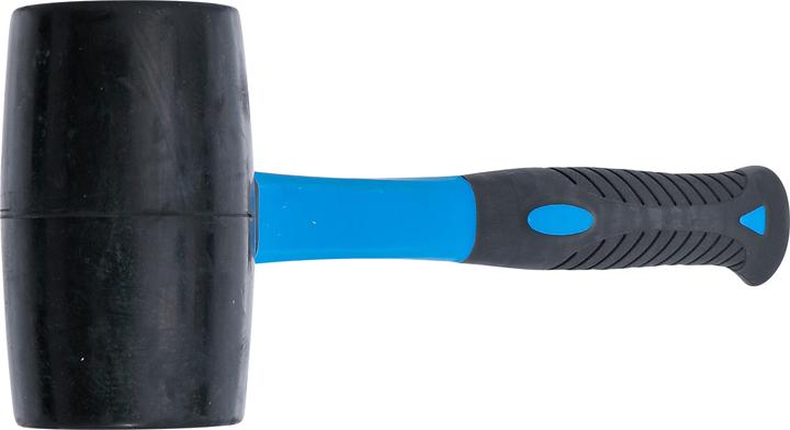 Actual product image BGS Rubber Mallet Fibreglas Shaft black Head Ø 65 mm 720 g (1014 g)