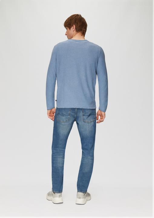 Image du produit s.Oliver Strickpullover Gewaschener Feinstrickpullover mit Rollkante (S)