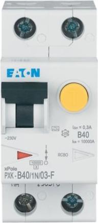 Produktbild Eaton PXK-B40/1N/03-F Fi/LS 193553Kombischalter B 40A 1+N 300mA 193553