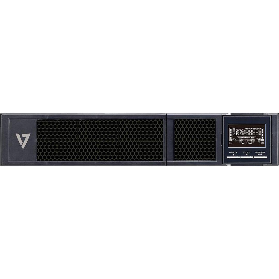 Thumbnail - V7 UPS2URM1500DC-NC (1.50 VA, 1500 W, Online-Doppelwandler USV), USV