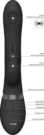 Productafbeelding Shots Rini - Pulse Wave & Vibrerende Dubbele Penetratie Konijn
