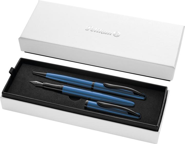 Immagine prodotto Pelikan Penna stilografica roller e biro Jazz® Noble Elegance in un set, acquamarina (2x)