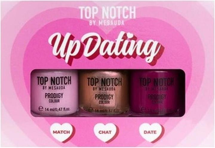 Mesauda Top Notch Prodigy Nail Colour Up Dating Set 3x14ml - Pack of 3 (Nagellackentferner)