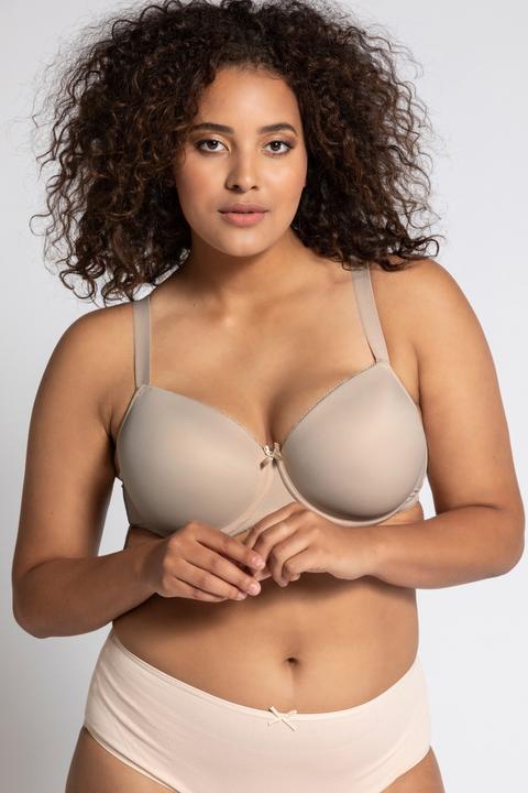 Produktbild Ulla Popken Damen grosse Grössen Bügel-BH, Softschale, Cup B-E beige 85C 697144 35-85C (85 C)