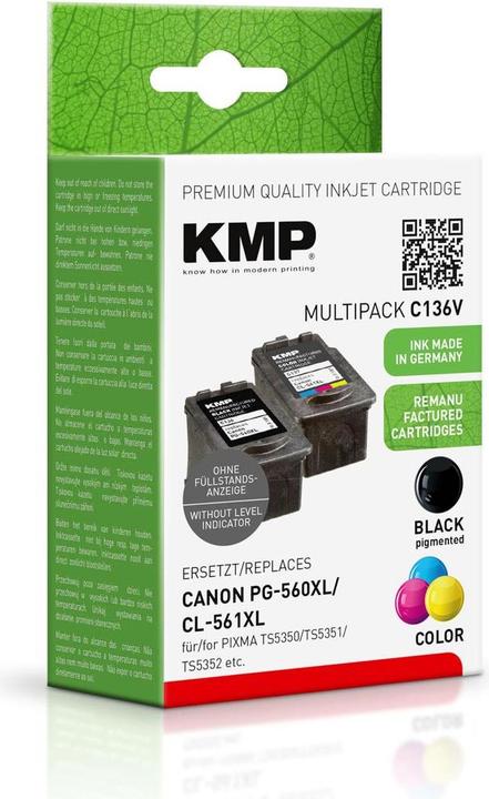 Produktbild KMP PG560XL/CL561XL (BK, C, M, Y)