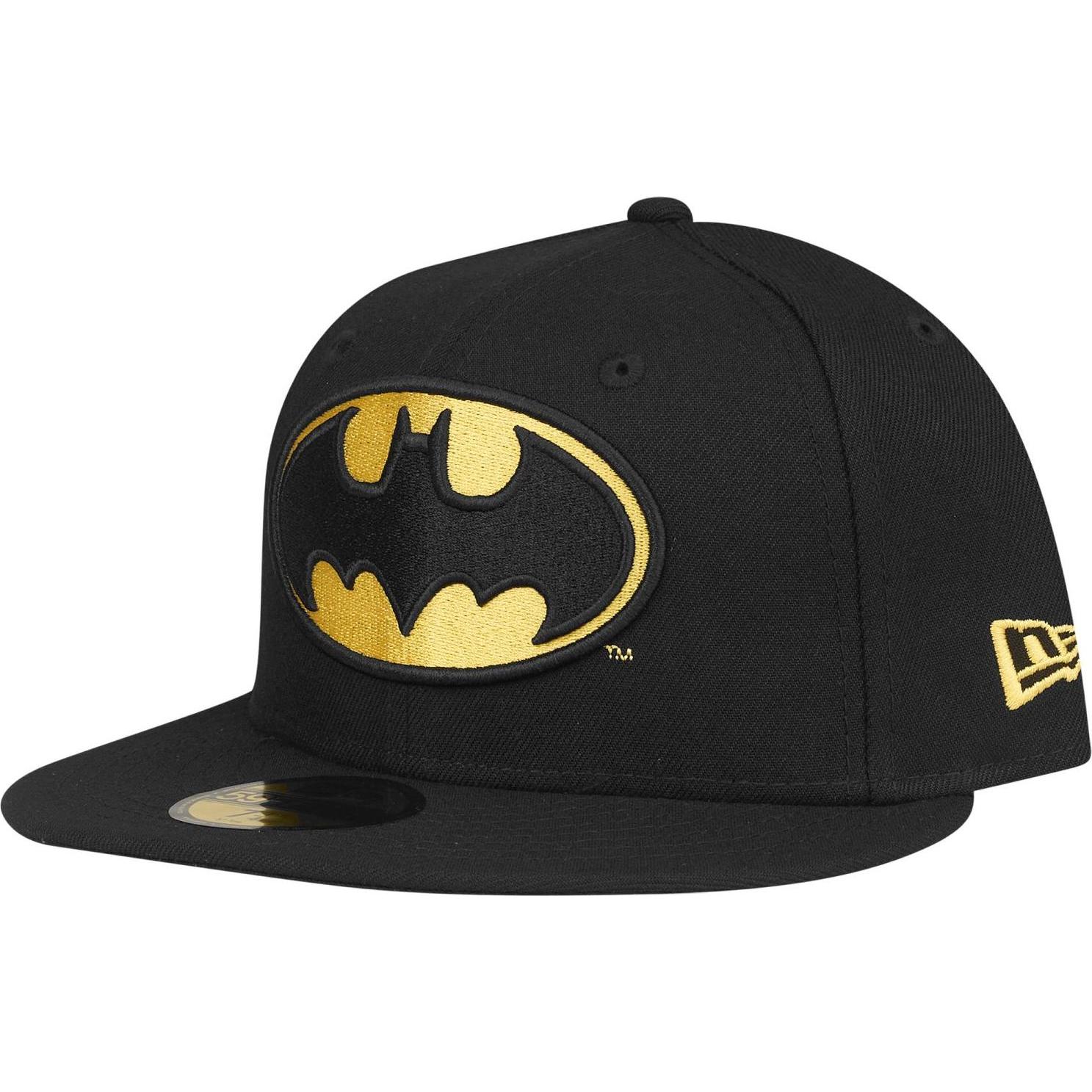 New Era, Herren, Cap, 59Fifty Fitted Cap - MOONBEAM Batman schwarz - 7 1/8, Schwarz, (7 1/8)