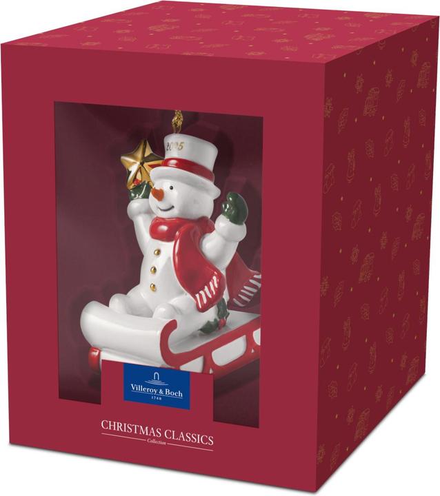 Produktbild Villeroy & Boch Ornament Schneemann 2025 Christmas Classics