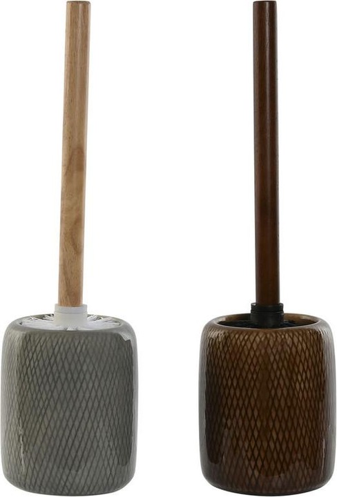 Produktbild Esprit Toilettenbürste Home Braun Grau Polyäthylen Steingut 11 x 11 x 40 cm (2 Stück)