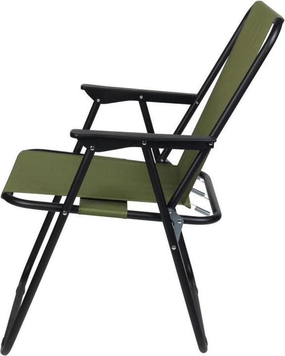 Produktbild Royokamp CAMPING CHAIR WITH ARMRESTS 52x44x75CM FOLDING GREEN