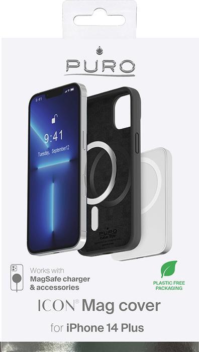 Immagine prodotto Puro ICON MAG iPhone 14 Plus 6.7" MagSafe nero IPC1467ICONMAGBLK (Apple iPhone 14 Plus)