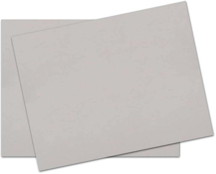 Papyrus Bastelkarton 110 x 80 cm, 900 g/m², 1 Stück, Grau (1x)