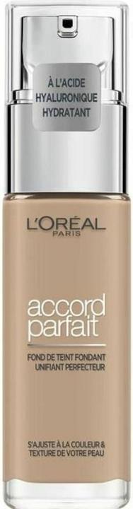 Image du produit L'Oréal Paris ACCORD PARFAIT fond de teint acide hyaluronique #4.N 30 ml (N°4 Beige)