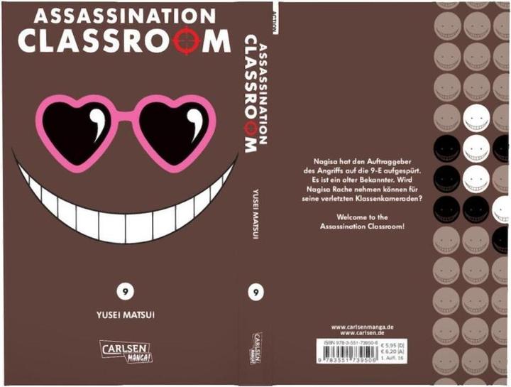 Produktbild Assassination Classroom, Band 09 (Deutsch, Yusei Matsui, 2016)