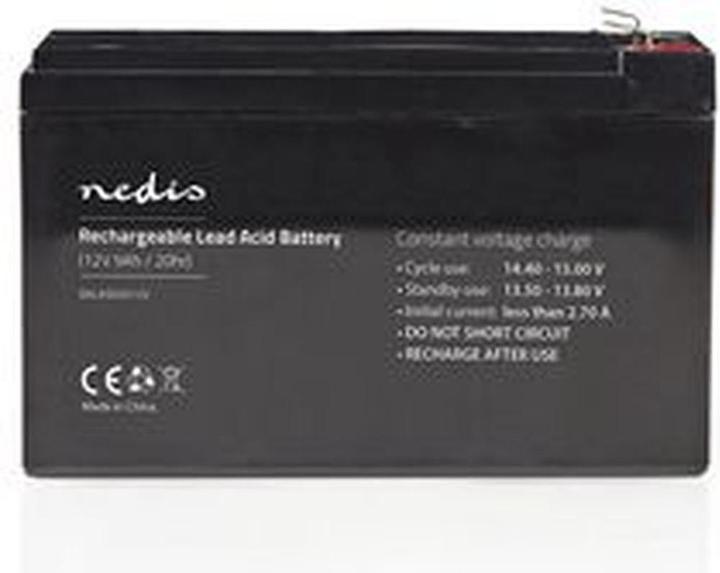 Immagine prodotto Nedis Batteria al piombo ricaricabile 12 V - 9000 mAh - 150 x 65 x 95 mm - Da utilizzare nelle unità di (12 V, 9 Ah)