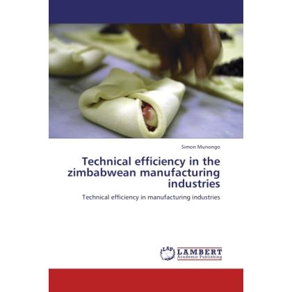 Thumbnail - Technical efficiency in the zimbabwean manufacturing industries, Fachbücher von Simon Munongo
