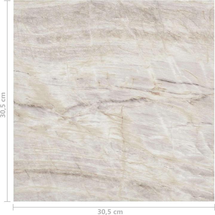 Produktbild vidaXL Quadratische Dielen (PVC Boden, 5.11 m²)
