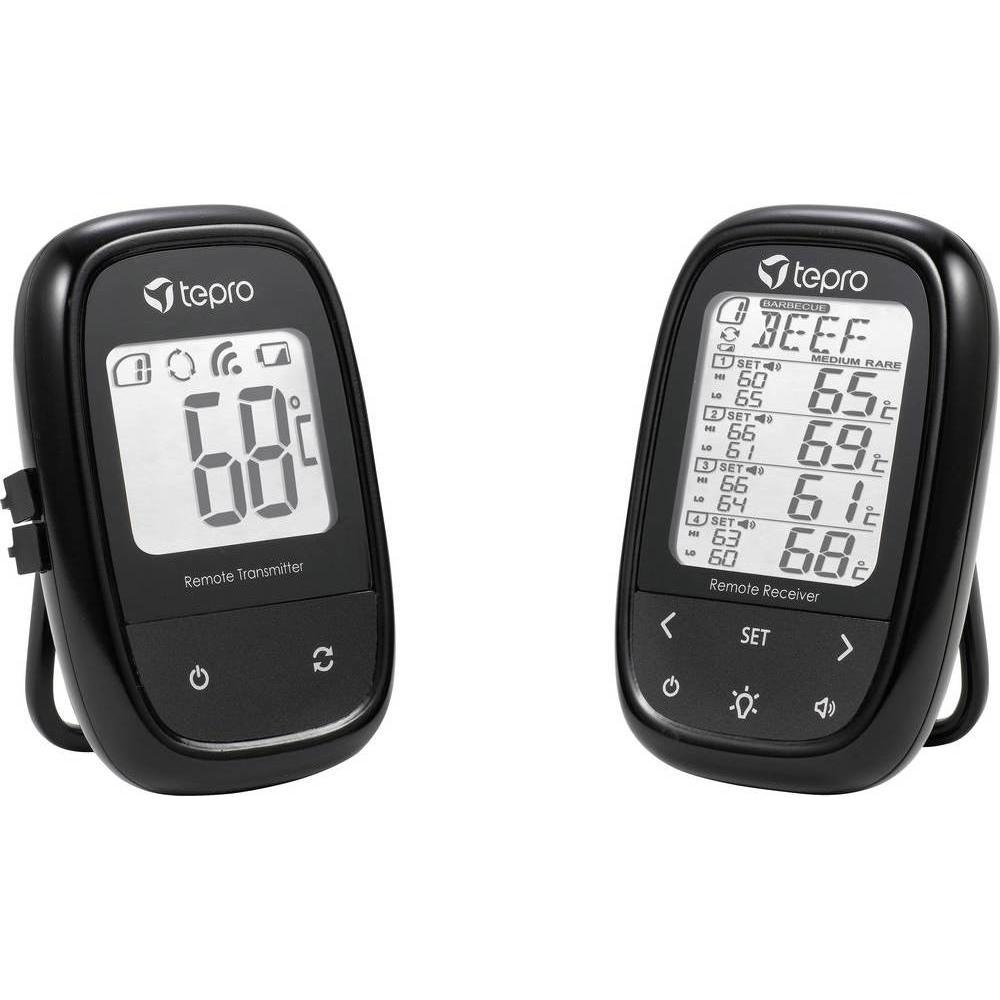 Tepro, Termometro Bbq, Set Di Termometri Radio Per Griglie