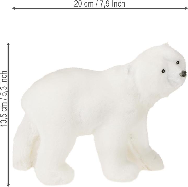 Immagine prodotto Viana Dekofiguren Eisbären 3St stehend und sitzend winterlich