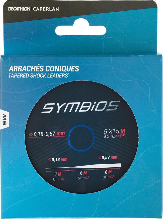 Caperlan shock leader. 310522 (17.20 kg, 0.25 mm)