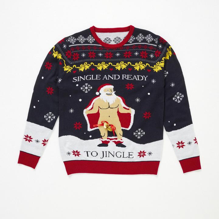 Actual product image Christmas Sweats The Single And Ready To Jingle (XS)
