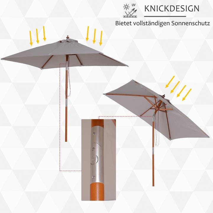 Produktbild Outsunny Sonnenschirm (1.50 m)