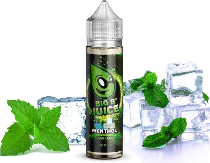 Immagine prodotto Big B Juice E-Liquid Accent Line, Mentolo 50ml "Shortfill" (mentolo)