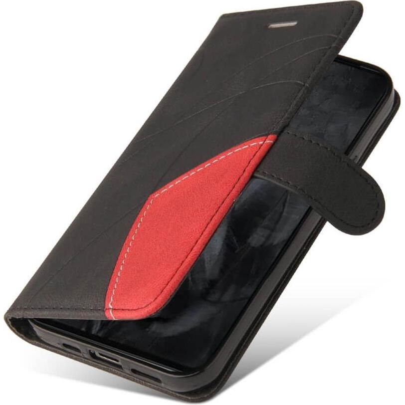 Thumbnail - Cover-Discount Google Pixel 8 Pro - Dual-color Etui Hülle schwarz (Google Pixel 8 Pro), Smartphone Hülle, Schwarz