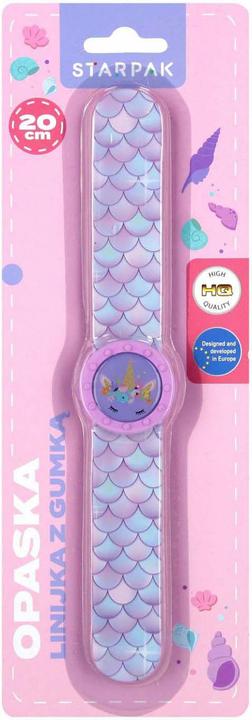Produktbild Starpak Schnapparmband Lineal mit Radiergummi Mädchen