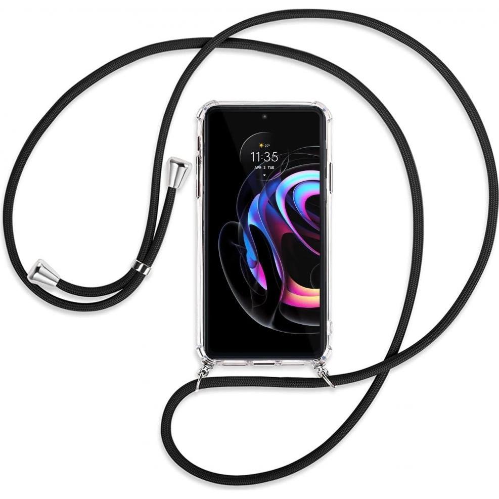 Screenguard Motorola Edge 20 Pro Loopster Necklace Hülle, Handykette, Transparent