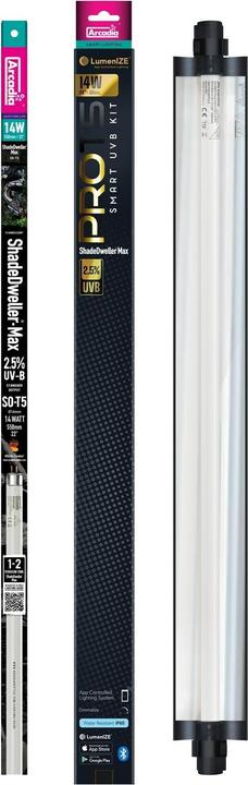 Arcadia Terrarium lamp Lumenize Pro T5 ShadeDweller 2.5% UVB, 14 W (UVB, UVA)