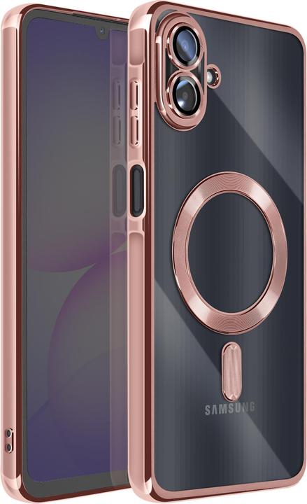Image du produit Avizar MagSafe Hülle Galaxy A07 Chromrand (Samsung Galaxy A7)