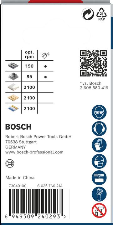 Immagine prodotto Bosch Professional Zubehör Sega a tazza PRO Multi Material PC Plus, 46 mm (46 millimetri)