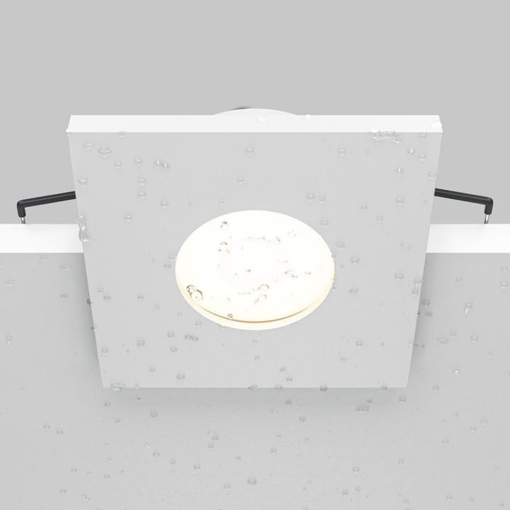 Actual product image Maytoni Stark Downlight, Recessed Luminaire GU10 White IP65 (GU10)