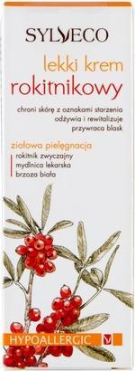 Actual product image Sylveco Light Buckthorn Cream For Daily Care Buckthorn & Birch White & Soap 50Ml (50 ml, Day cream)