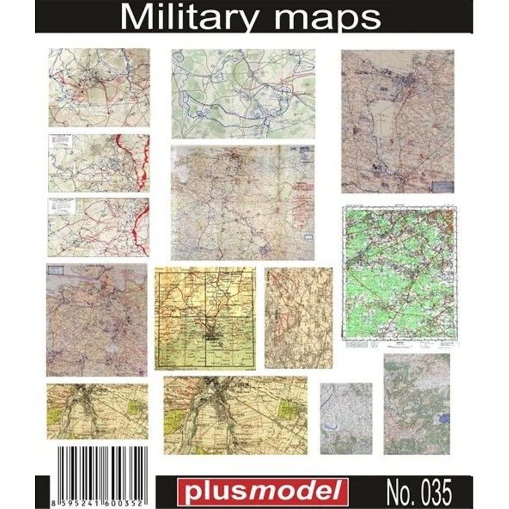 Plus Model WW II Landkarten Universal einsetzbar