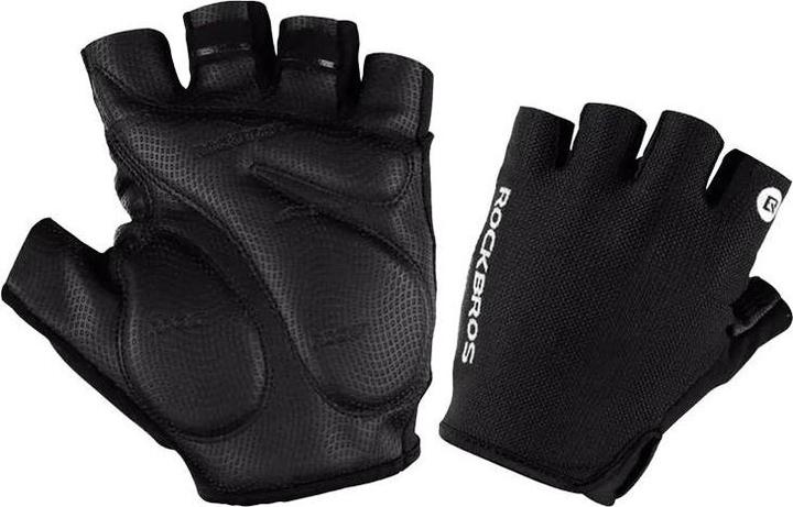 Rockbros Demi-gants de vélo S106BK-M Size : M (noir) (M)