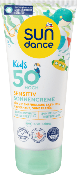 Image du produit dm Sundance Kids sensitive (Crème solaire, SPF 50, 100 ml)