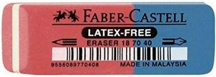 Produktbild Faber-Castell 187040 Radiergummi Blau, Rot 1 Stück(e)