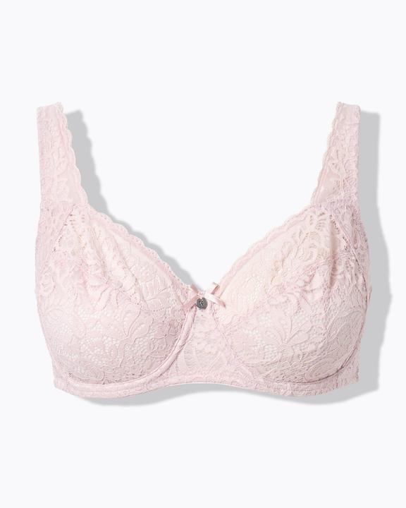 Produktbild Ulla Popken Bügel-BH, Blütenspitze, Vollspitze, Cup B - E (Einzelpack, 85 E)