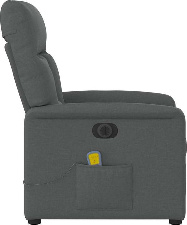 Produktbild vidaXL Massagesessel Elektrisch Dunkelgrau Stoff