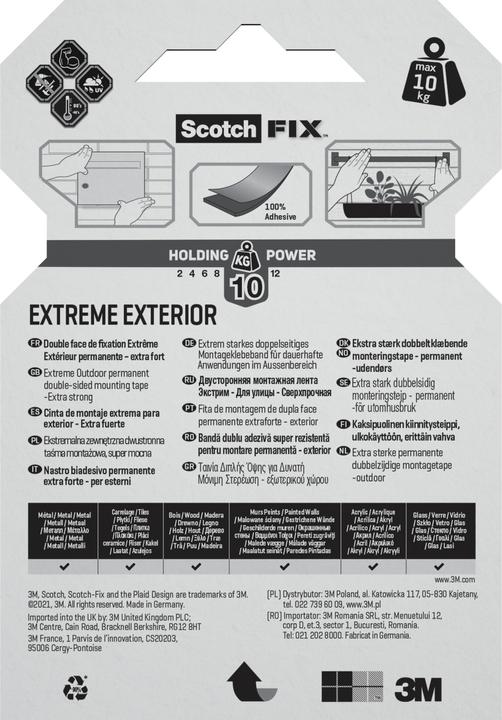 Valeurs nutritives et ingrédients Scotch Extrême (19 mm)