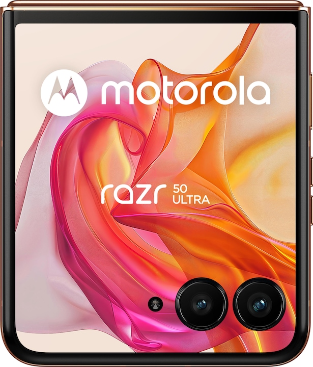 Immagine prodotto Motorola Razr 50 Ultra (512 GB, Peach Fuzz, 6.90", SIM + eSIM, 50 Mpx)