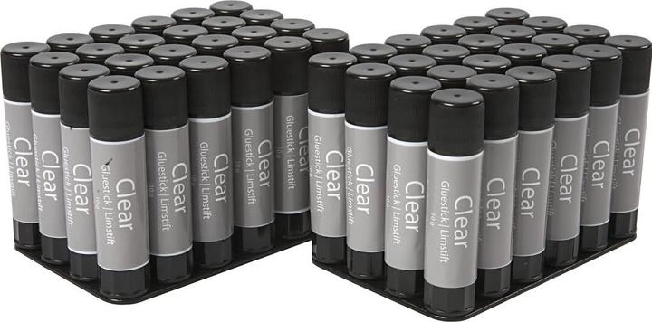 Produktbild Creativ Company Transparenter Klebestift rund, 48 Stk.