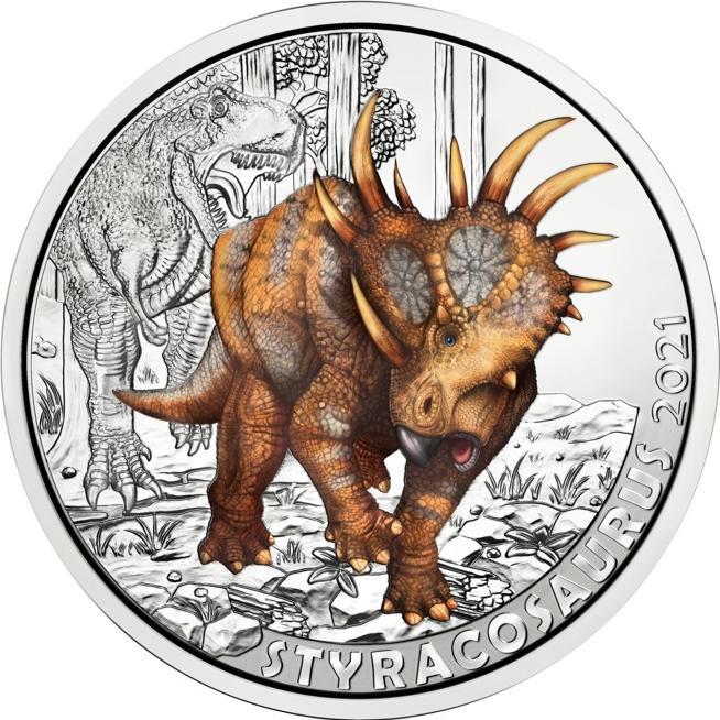 Münze Österreich, Münzen, Styracosaurus, (2021)