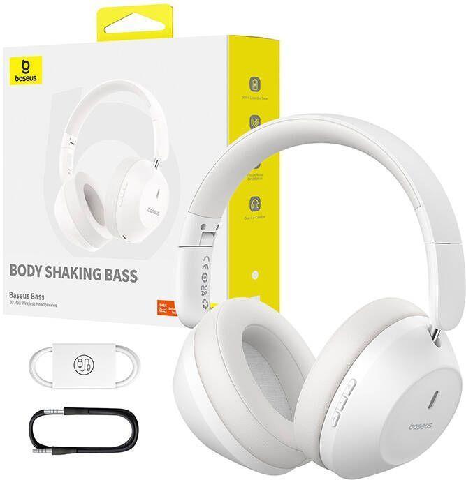 Produktbild Baseus Boss 30 Max Wireless Headphones (white) (NC, 50 h, Kabellos)