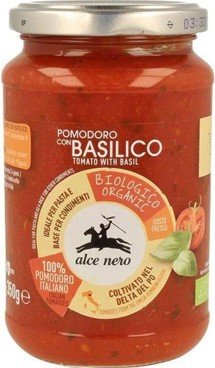 Actual product image Alce Nero Tomato sauce with basil (350 g)
