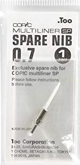 Actual product image Copic Multiliner SP replacement tip 0.7mm (0.70 mm, 2 pcs.)