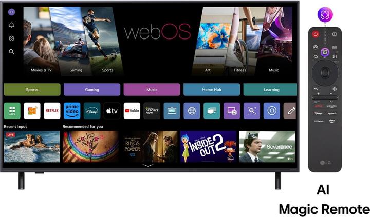 Produktbild LG 55QNED82A3B (55", QNED, 4K, 2025)
