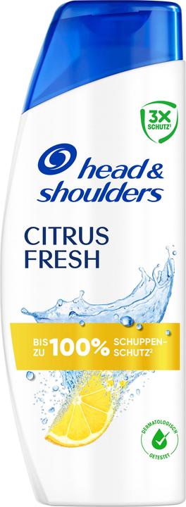 Actual product image Head & Shoulders Anti-Schuppen Shampoo Citrus Fresh Shampoo 250 ml (Liquid shampoo, 250 ml)